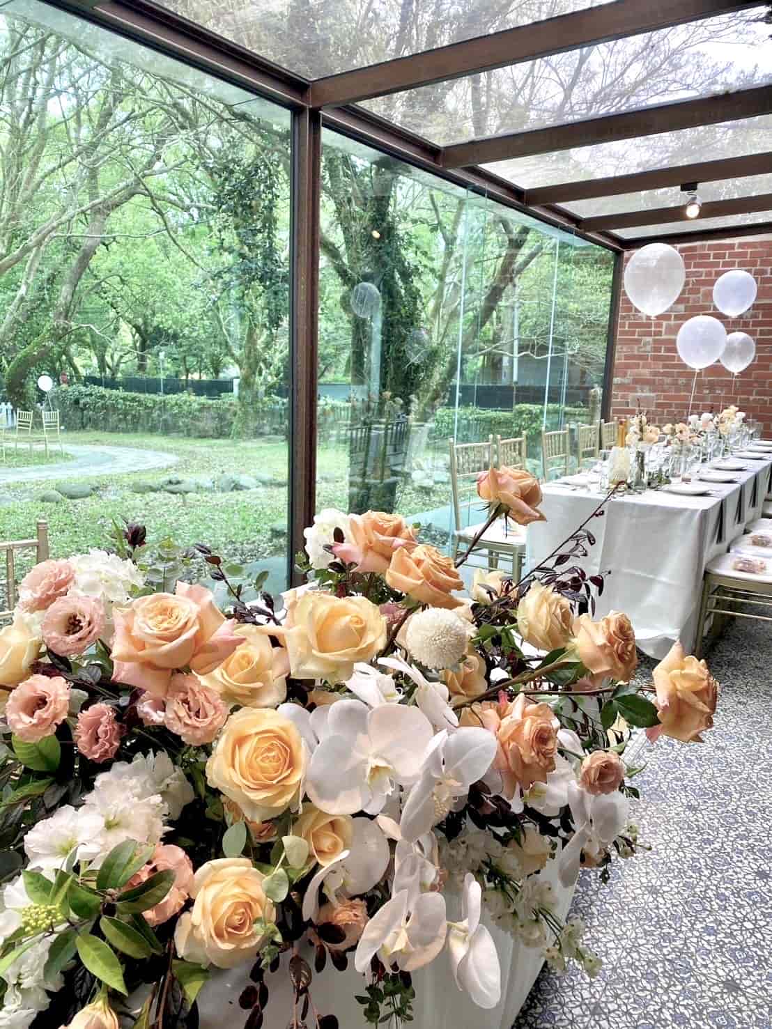 美到冒泡 陽明山 超夢幻婚禮佈置