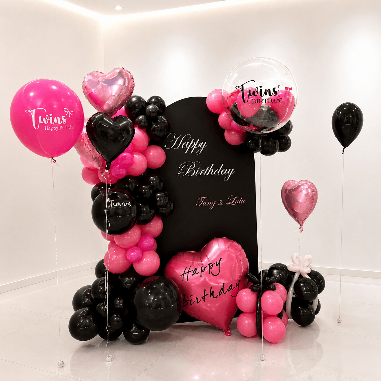 Twins雙胞胎生日佈置